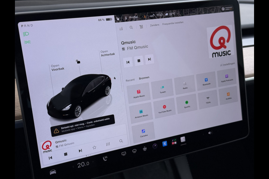 Tesla Model 3 Standard RWD Plus 60kWh Warmtepomp LFP-Accu SOH 93% AMD Ryzen™ ­Stuur+Stoelverwarming Navi Camera's Leder Adap.Cruise Elek.Achte Premium Luidsprekers Lmv 19" Led Panoramadak Google Maps® Elek.Stoelen+Memory 1e Eigenaar Origineel Nederlandse Auto