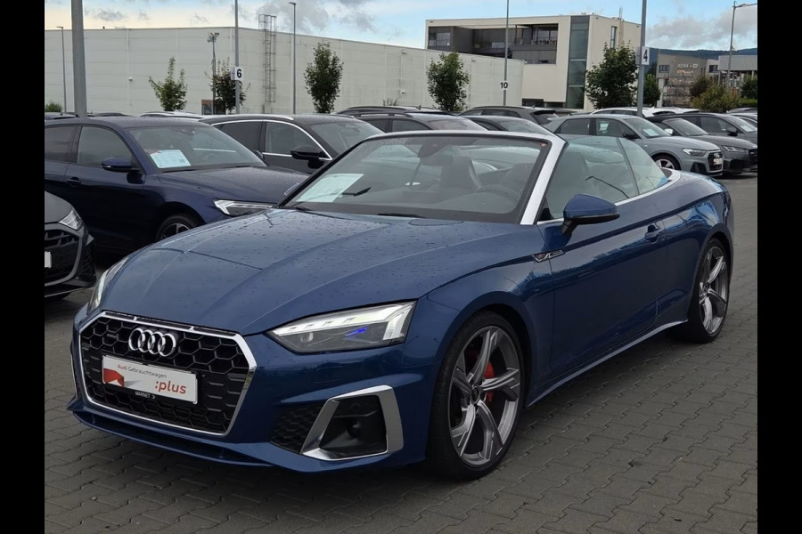Audi A5 Cabriolet 40 TFSI Quattro S-LINE ** MATRIX, S-SPORTST, ACC, WINTER 20-inch LMV, MEMORY, MASSAGE ** Ex AUDI-AG ** ** INFORMEER OOK NAAR ONZE AANTREKKELIJKE FINANCIAL-LEASE TARIEVEN **