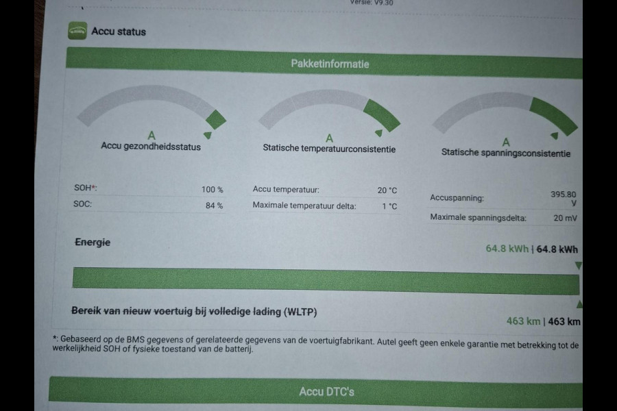Kia Niro EV DynamicPlusLine 64.8 kWh SOH 100% Navigatie Half Leder Schuif-kantel dak Elektrische bedienbare achterklep DAB Led Camera