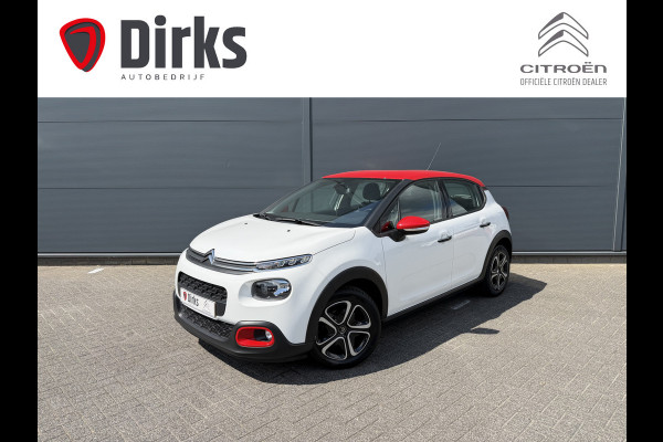 Citroën C3 82pk Shine (Camera - Keyless Entry - Dodehoek detectie - Automatische Airco - Navigatie - Apple Carplay - DAB)
