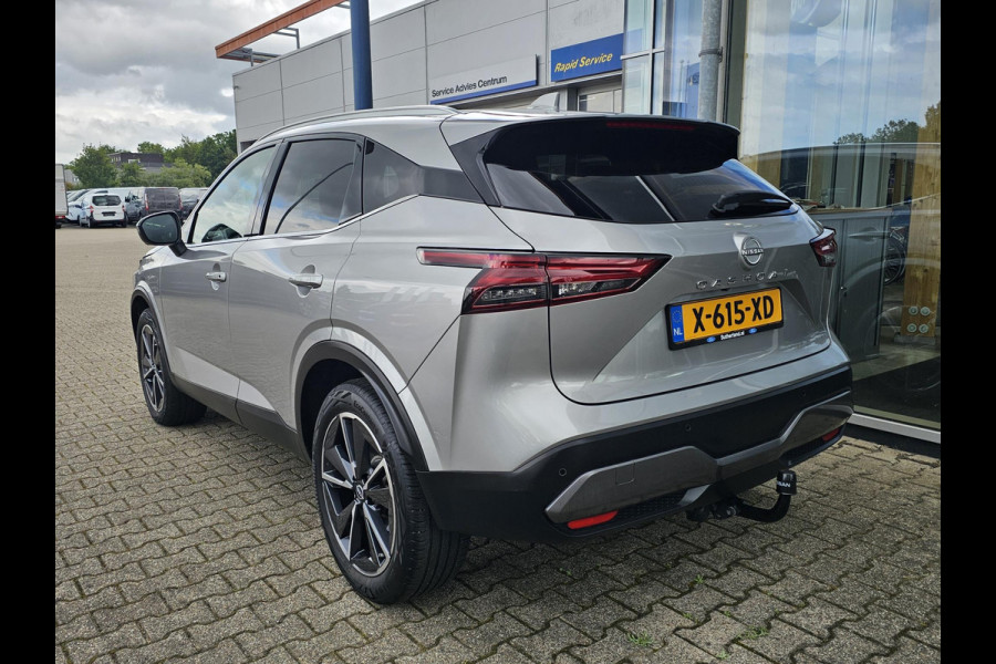 Nissan QASHQAI 1.3 MHEV Xtronic Tekna Zéér luxe | 1ste eigenaar | Dealeronderhouden | Full led | Virtual cockpit | Adaptive cruise | Head-up protectie | Elek. bedienbare achterklep etc.
