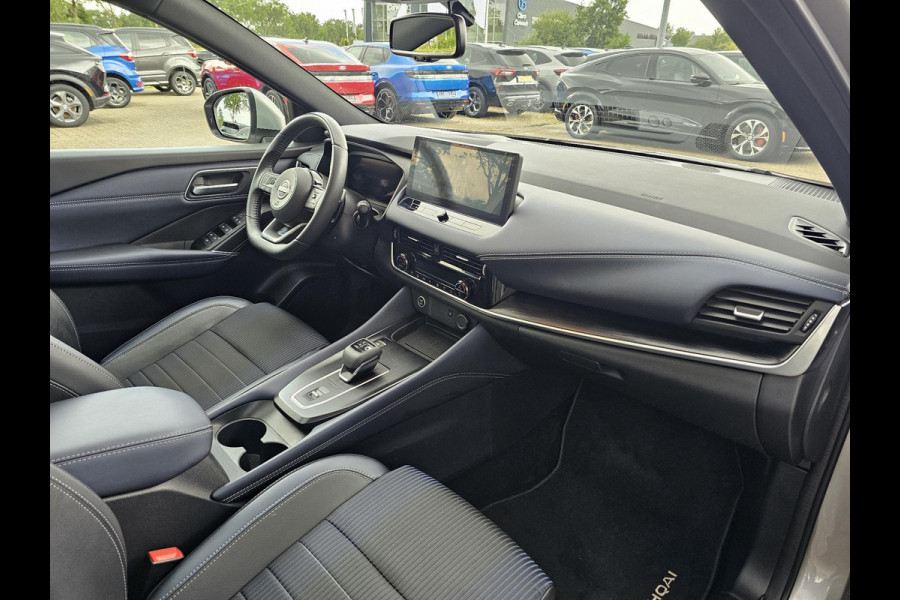 Nissan QASHQAI 1.3 MHEV Xtronic Tekna Zéér luxe | 1ste eigenaar | Dealeronderhouden | Full led | Virtual cockpit | Adaptive cruise | Head-up protectie | Elek. bedienbare achterklep etc.