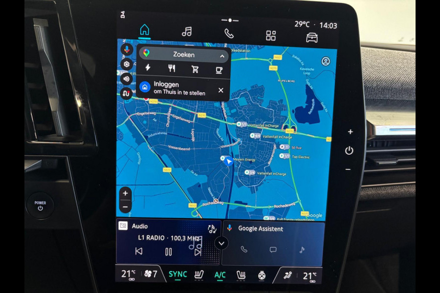 Renault Mégane E-Tech EV60 Techno Navigatie Apple Carplay Android Auto 360 camera Parkeerhulp Adaptive Cruise Control Stoel- en stuurverwarming Dodehoekassistent Full Led Climate Control