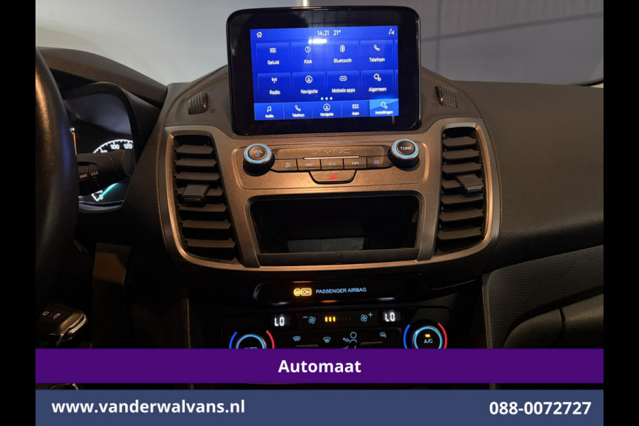 Ford Transit Connect 1.5 EcoBlue 120pk Automaat L2H1 Inrichting Euro6 Airco | Navigatie | Camera | LM velgen | Apple Carplay Android Auto, Cruisecontrol, Trekhaak, Verwarmde voorruit, Stoelverwarming, Parkeersensoren