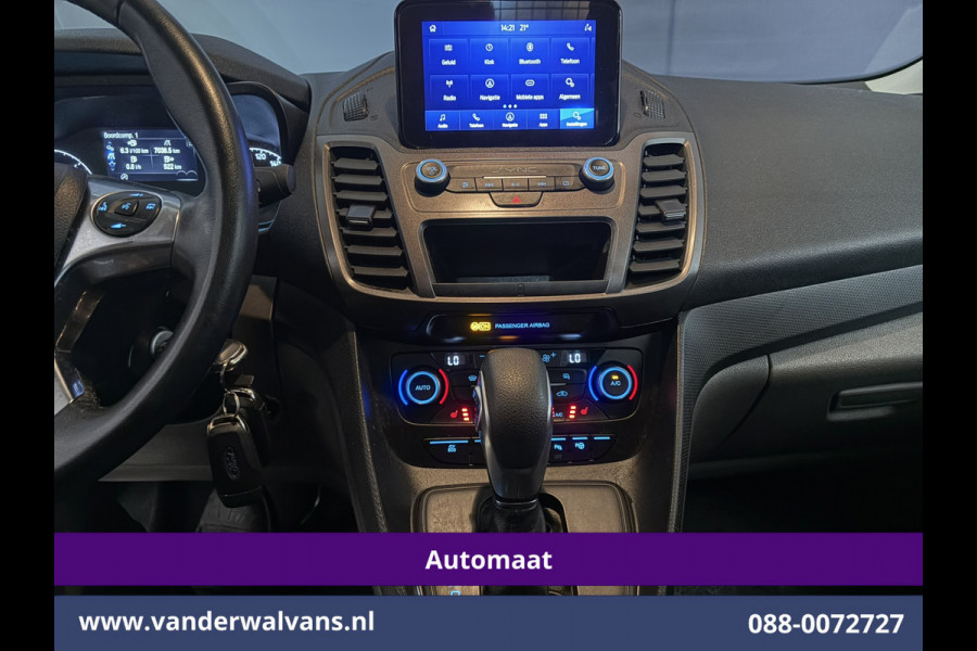 Ford Transit Connect 1.5 EcoBlue 120pk Automaat L2H1 Inrichting Euro6 Airco | Navigatie | Camera | LM velgen | Apple Carplay Android Auto, Cruisecontrol, Trekhaak, Verwarmde voorruit, Stoelverwarming, Parkeersensoren