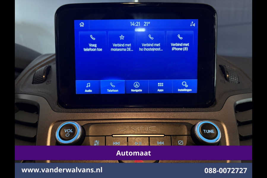Ford Transit Connect 1.5 EcoBlue 120pk Automaat L2H1 Inrichting Euro6 Airco | Navigatie | Camera | LM velgen | Apple Carplay Android Auto, Cruisecontrol, Trekhaak, Verwarmde voorruit, Stoelverwarming, Parkeersensoren