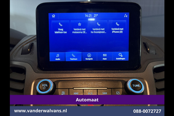 Ford Transit Connect 1.5 EcoBlue 120pk Automaat L2H1 Inrichting Euro6 Airco | Navigatie | Camera | LM velgen | Apple Carplay Android Auto, Cruisecontrol, Trekhaak, Verwarmde voorruit, Stoelverwarming, Parkeersensoren