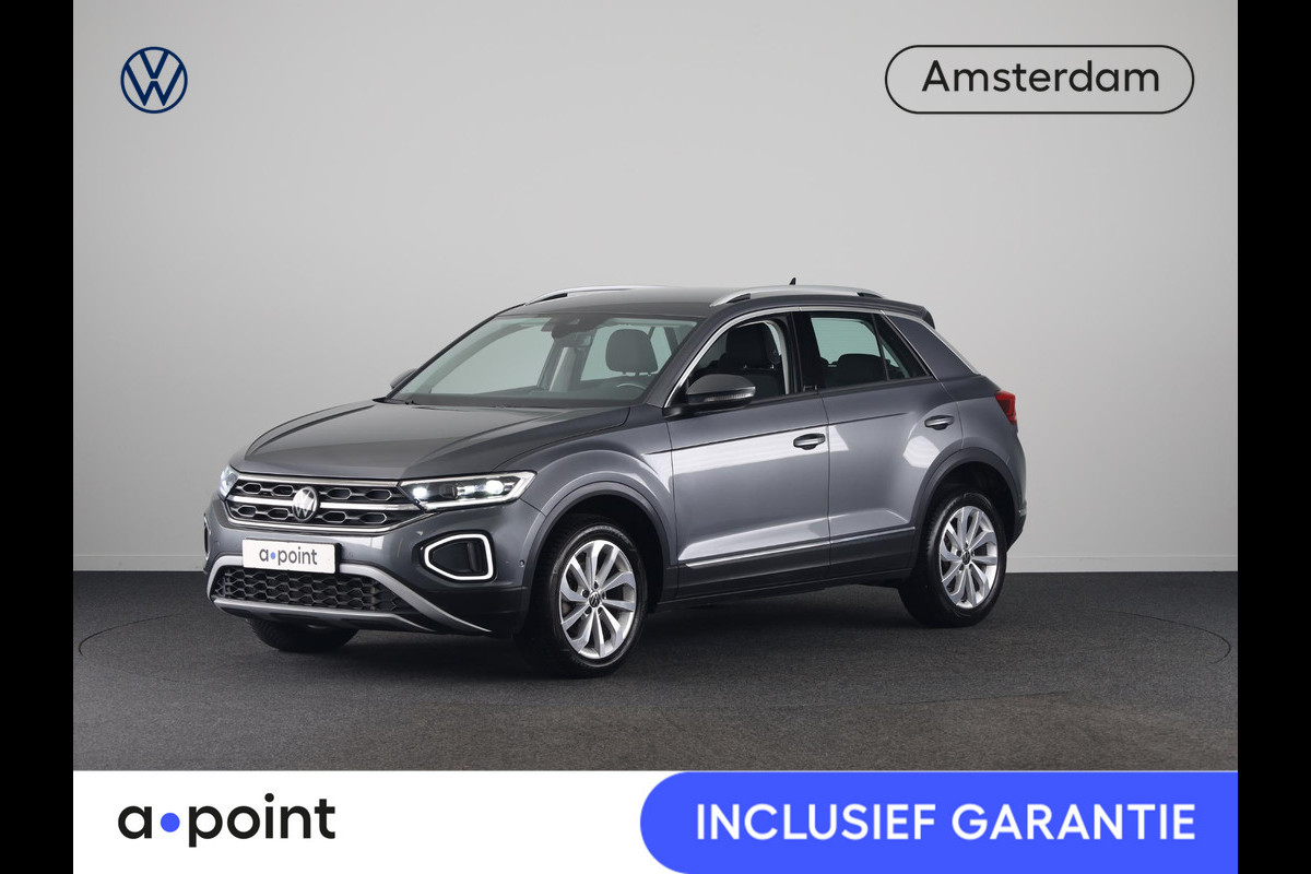 Volkswagen T-Roc 1.5 TSI Style 150 pk Automaat (DSG) | Navigatie via App | Parkeersensoren (Park assist) | Achteruitrijcamera | Autom. airco | Adaptieve cruise control | Stoelverwarming |