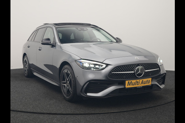 Mercedes-Benz C-Klasse Estate 300 e AMG Line PHEV 313pk Dealer O.H | Trekhaak Af Fabriek | Panodak | Alcatara Sportstoelen Memory & Verwarmd | 360 Camera | Adaptive Cruise | Digital LED | BLIS | Sfeerverlichting | Apple Carplay | Virtual | Navigatie | DAB | 18"L.M | Plug In Hybrid |