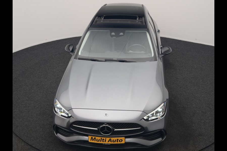 Mercedes-Benz C-Klasse Estate 300 e AMG Line PHEV 313pk Dealer O.H | Trekhaak Af Fabriek | Panodak | Alcatara Sportstoelen Memory & Verwarmd | 360 Camera | Adaptive Cruise | Digital LED | BLIS | Sfeerverlichting | Apple Carplay | Virtual | Navigatie | DAB | 18"L.M | Plug In Hybrid |