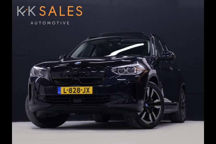 BMW iX3 High Executive 80 kWh [SCHUIFKANTELDAK, APPLE CARPLAY, MEMORY SEATS, STOELVERWARMING, ADAPTIVE CRUISE, ANDROID AUTO, CAMERA, PDC V+A, ELEKTRISCHE ACHTERKLEP, LED, NAVIGATIE, NIEUWSTAAT]