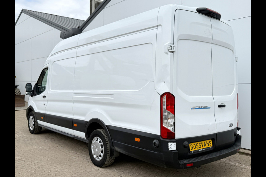 Ford E-Transit 68kWh 184PK L4H3 316km WLTP 95,6% (SOH) BEV Snelladen Carplay Climate control Laadkabel 360° camera Parkeersensoren v+a Stoelverwarming