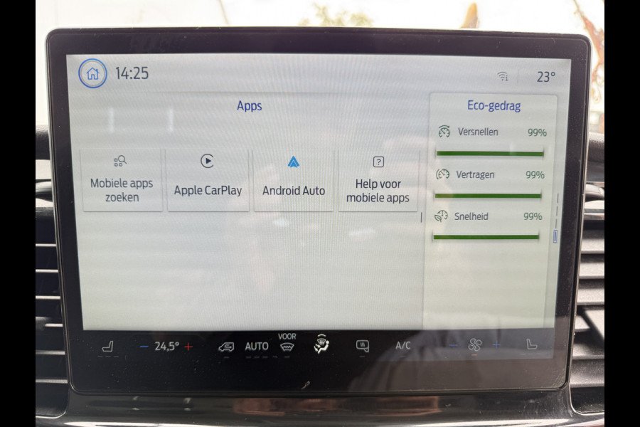 Ford E-Transit 68kWh 184PK L4H3 316km WLTP 95,6% (SOH) BEV Snelladen Carplay Climate control Laadkabel 360° camera Parkeersensoren v+a Stoelverwarming