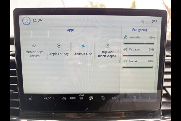 Ford E-Transit 68kWh 184PK L4H3 316km WLTP 95,6% (SOH) BEV Snelladen Carplay Climate control Laadkabel 360° camera Parkeersensoren v+a Stoelverwarming