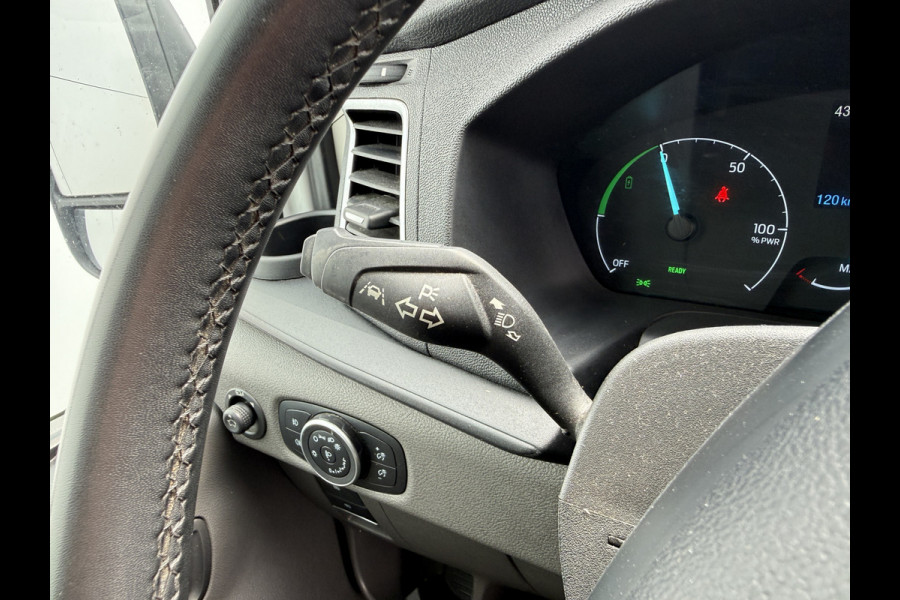 Ford E-Transit 68kWh 184PK L4H3 316km WLTP 95,6% (SOH) BEV Snelladen Carplay Climate control Laadkabel 360° camera Parkeersensoren v+a Stoelverwarming