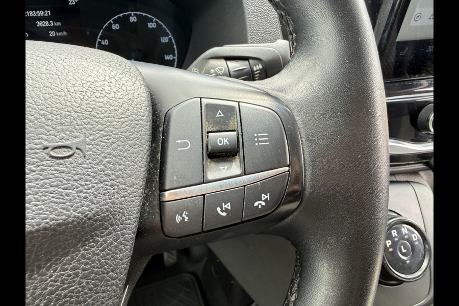 Ford E-Transit 68kWh 184PK L4H3 316km WLTP 95,6% (SOH) BEV Snelladen Carplay Climate control Laadkabel 360° camera Parkeersensoren v+a Stoelverwarming