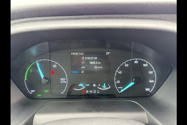 Ford E-Transit 68kWh 184PK L4H3 316km WLTP 95,6% (SOH) BEV Snelladen Carplay Climate control Laadkabel 360° camera Parkeersensoren v+a Stoelverwarming