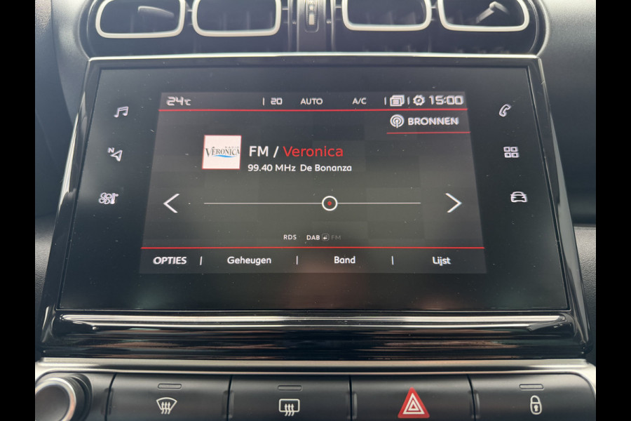 Citroën C3 Aircross 110pk Shine (Elektrisch Schuifdak - Camera - Parkeersensoren V+A - HiFi - Keyless Entry - Stoelverwarming - Head up - 16"incl 4S