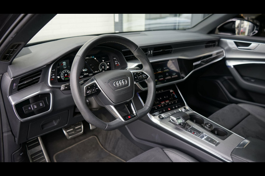 Audi A6 Limousine 55 TFSIe Quattro Competition 367PK-3x S-Line BLACK OPTIK-AMBIANCE-CAMERA-KEYLESS-MATRIX-MEMORY-BTW
