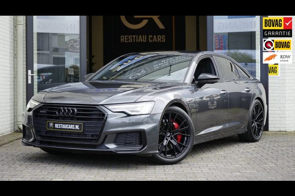 Audi A6 Limousine 55 TFSIe Quattro Competition 367PK-3x S-Line BLACK OPTIK-AMBIANCE-CAMERA-KEYLESS-MATRIX-MEMORY-BTW