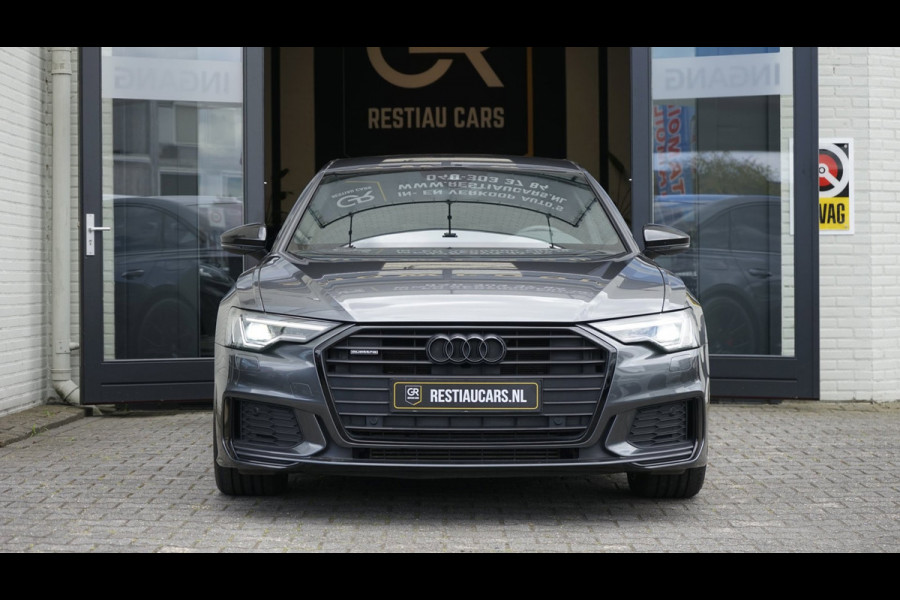 Audi A6 Limousine 55 TFSIe Quattro Competition 367PK-3x S-Line BLACK OPTIK-AMBIANCE-CAMERA-KEYLESS-MATRIX-MEMORY-BTW