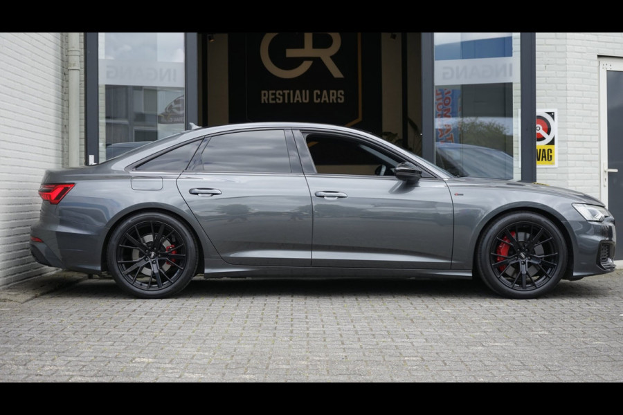 Audi A6 Limousine 55 TFSIe Quattro Competition 367PK-3x S-Line BLACK OPTIK-AMBIANCE-CAMERA-KEYLESS-MATRIX-MEMORY-BTW