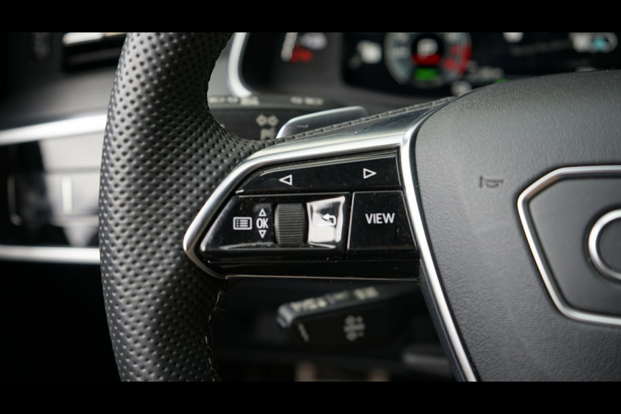 Audi A6 Limousine 55 TFSIe Quattro Competition 367PK-3x S-Line BLACK OPTIK-AMBIANCE-CAMERA-KEYLESS-MATRIX-MEMORY-BTW