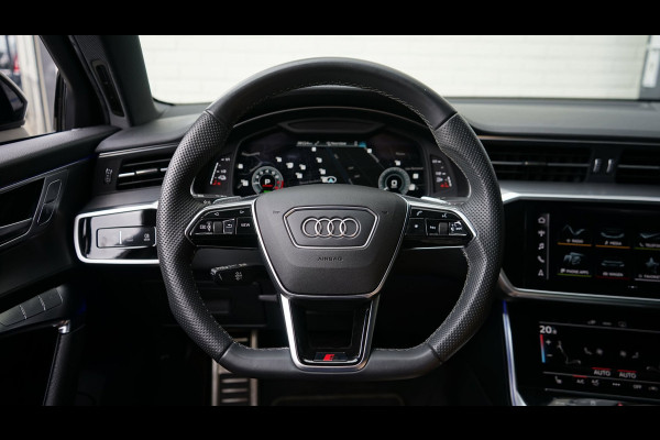 Audi A6 Limousine 55 TFSIe Quattro Competition 367PK-3x S-Line BLACK OPTIK-AMBIANCE-CAMERA-KEYLESS-MATRIX-MEMORY-BTW