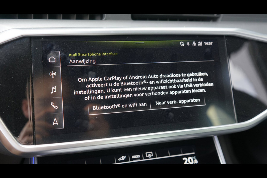Audi A6 Limousine 55 TFSIe Quattro Competition 367PK-3x S-Line BLACK OPTIK-AMBIANCE-CAMERA-KEYLESS-MATRIX-MEMORY-BTW