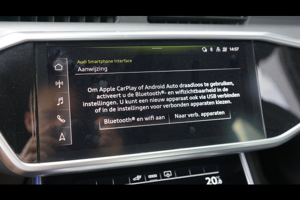 Audi A6 Limousine 55 TFSIe Quattro Competition 367PK-3x S-Line BLACK OPTIK-AMBIANCE-CAMERA-KEYLESS-MATRIX-MEMORY-BTW