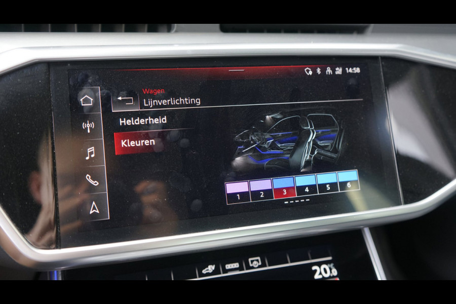 Audi A6 Limousine 55 TFSIe Quattro Competition 367PK-3x S-Line BLACK OPTIK-AMBIANCE-CAMERA-KEYLESS-MATRIX-MEMORY-BTW