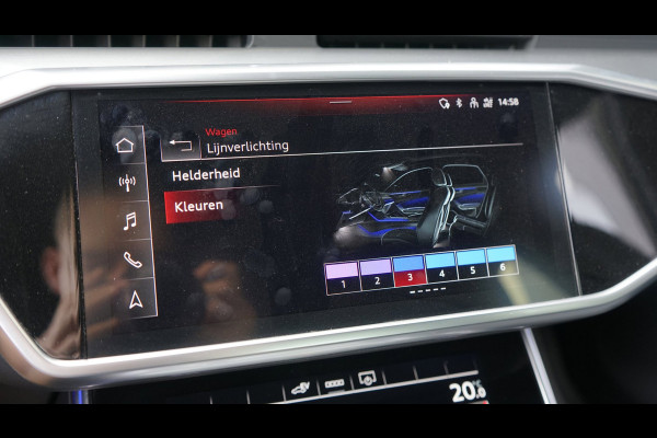 Audi A6 Limousine 55 TFSIe Quattro Competition 367PK-3x S-Line BLACK OPTIK-AMBIANCE-CAMERA-KEYLESS-MATRIX-MEMORY-BTW
