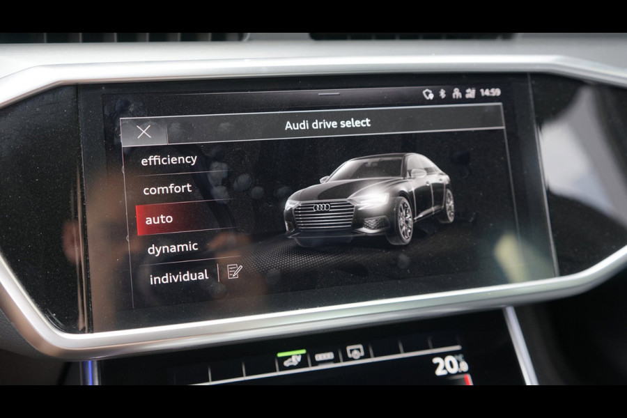 Audi A6 Limousine 55 TFSIe Quattro Competition 367PK-3x S-Line BLACK OPTIK-AMBIANCE-CAMERA-KEYLESS-MATRIX-MEMORY-BTW