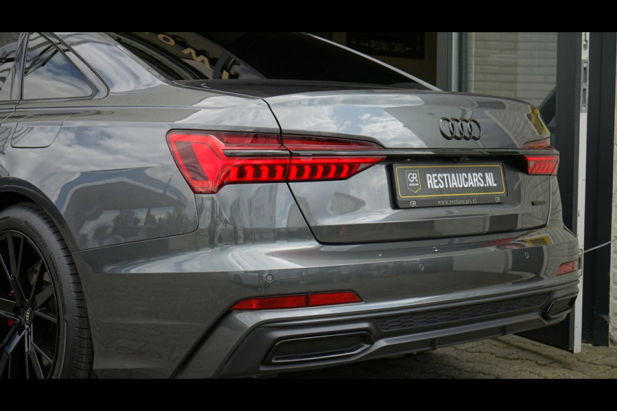 Audi A6 Limousine 55 TFSIe Quattro Competition 367PK-3x S-Line BLACK OPTIK-AMBIANCE-CAMERA-KEYLESS-MATRIX-MEMORY-BTW