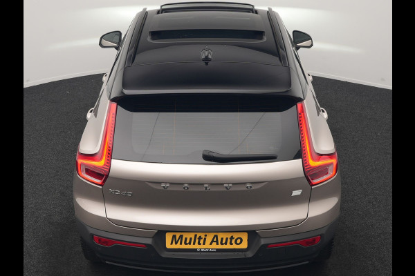 Volvo XC40 Ultimate Recharge Pure 69 kWh 231pk Dealer O.H. | Trekhaak Af Fabriek | Panodak | Adaptive Cruise | 360 Camera | Harman / Kardon | Sportstoelen Memory & Verwarmd | Warmtepomp | Keyless | Blis | Stuur Verwarmd | Google Assistent | DAB |