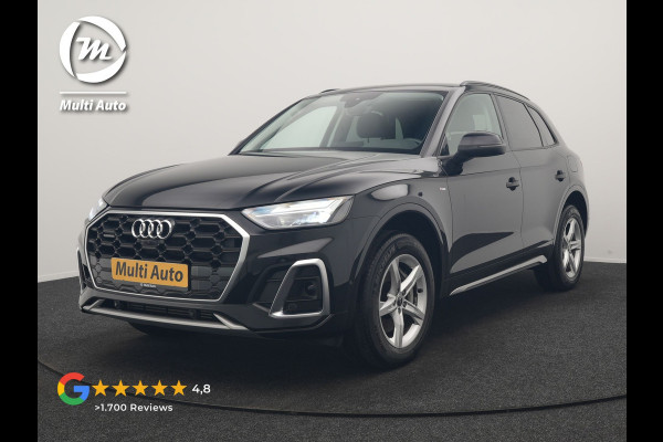 Audi Q5 55 TFSI e S Line PHEV 367pk Dealer O.H. | Alcantara Sportstoelen Massage & Verwarmd | 360 Camera | Bang & Olufsen Audio | Keyless | Navigatie | Virtual | DAB | Cruise Control | Plug In Hybrid |