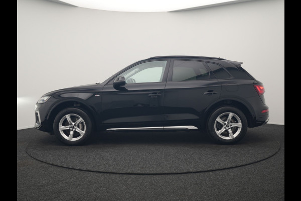 Audi Q5 55 TFSI e S Line PHEV 367pk Dealer O.H. | Alcantara Sportstoelen Massage & Verwarmd | 360 Camera | Bang & Olufsen Audio | Keyless | Navigatie | Virtual | DAB | Cruise Control | Plug In Hybrid |