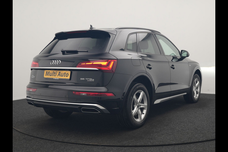 Audi Q5 55 TFSI e S Line PHEV 367pk Dealer O.H. | Alcantara Sportstoelen Massage & Verwarmd | 360 Camera | Bang & Olufsen Audio | Keyless | Navigatie | Virtual | DAB | Cruise Control | Plug In Hybrid |