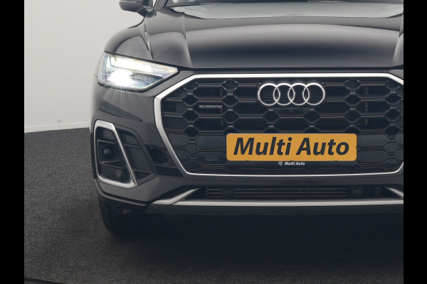 Audi Q5 55 TFSI e S Line PHEV 367pk Dealer O.H. | Alcantara Sportstoelen Massage & Verwarmd | 360 Camera | Bang & Olufsen Audio | Keyless | Navigatie | Virtual | DAB | Cruise Control | Plug In Hybrid |