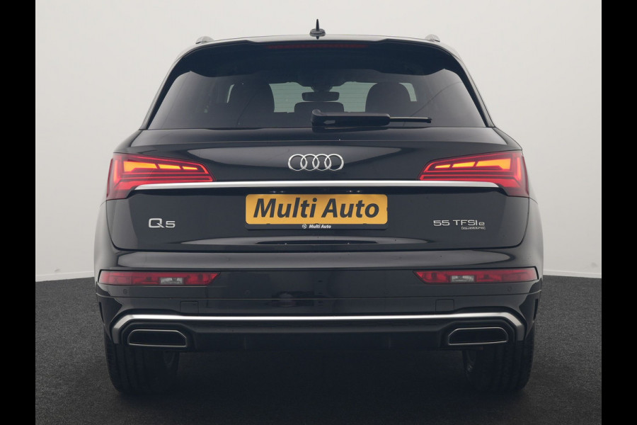 Audi Q5 55 TFSI e S Line PHEV 367pk Dealer O.H. | Alcantara Sportstoelen Massage & Verwarmd | 360 Camera | Bang & Olufsen Audio | Keyless | Navigatie | Virtual | DAB | Cruise Control | Plug In Hybrid |