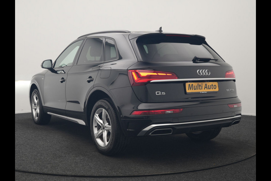 Audi Q5 55 TFSI e S Line PHEV 367pk Dealer O.H. | Alcantara Sportstoelen Massage & Verwarmd | 360 Camera | Bang & Olufsen Audio | Keyless | Navigatie | Virtual | DAB | Cruise Control | Plug In Hybrid |