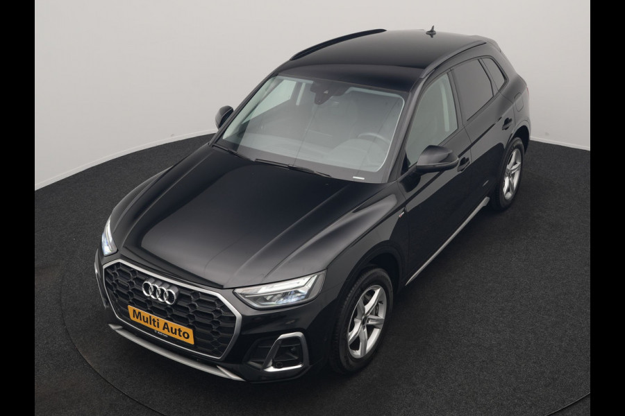Audi Q5 55 TFSI e S Line PHEV 367pk Dealer O.H. | Alcantara Sportstoelen Massage & Verwarmd | 360 Camera | Bang & Olufsen Audio | Keyless | Navigatie | Virtual | DAB | Cruise Control | Plug In Hybrid |