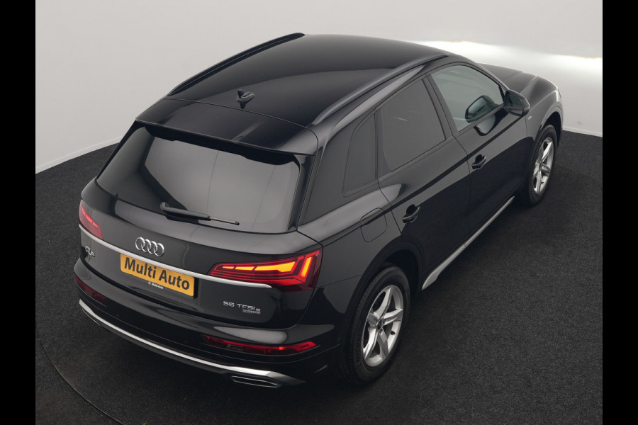 Audi Q5 55 TFSI e S Line PHEV 367pk Dealer O.H. | Alcantara Sportstoelen Massage & Verwarmd | 360 Camera | Bang & Olufsen Audio | Keyless | Navigatie | Virtual | DAB | Cruise Control | Plug In Hybrid |
