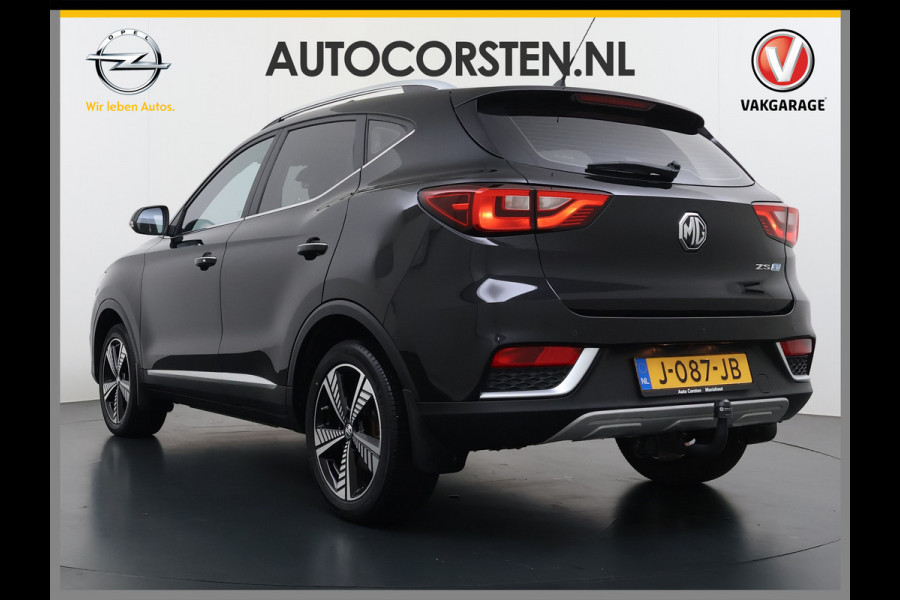 MG Mg Zs EV Luxury 45kWh SOH 92% Panorama-Schuifdak Leder+Verwrmd Trekhaak Adap.Cruise Camera Navi Apple Carplay Android Auto Elek.Stoel  Airco Privacy Glas Isofix DAB Lmv 17" Keyless 1e Eigenaar Dealeronderhouden