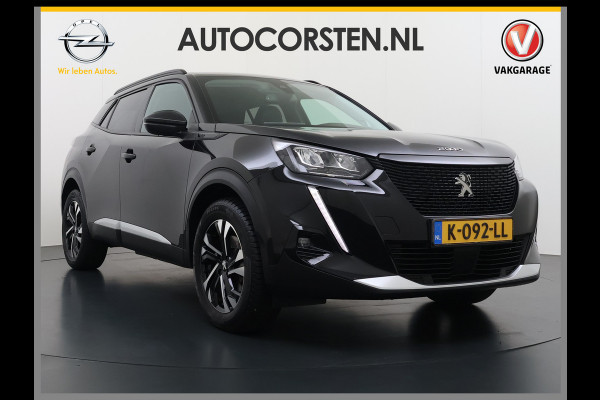 Peugeot e-2008 EV Blue Allure 50kWh SOH 95% 3D-Navi 360°Camera Apple Carplay Android Auto Ecc Cruise Control Regen-Lichtsensor Privacy Glas Lmv Led Isofix Bluetooth Lane Assist USB Origineel Nederlandse Auto