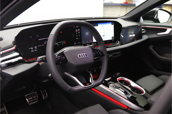 Audi A6 Avant 2.0 e-hybrid Quattro 300 PK S-Line Edition PHEV, Trekhaak, Lederen Sportstoelen, 21" LM, Adap. Cruise Control