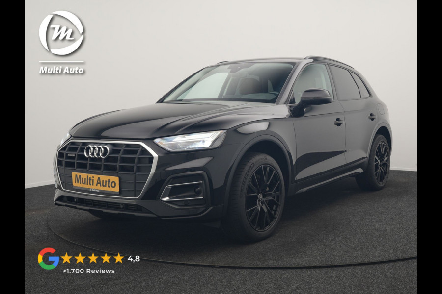 Audi Q5 50 TFSI e Advanced edition PHEV 300pk Dealer O.H | Trekhaak Af Fabriek | Head Up | Apple Carplay | Lederen Sportstoelen Verwarmd | Cruise Control | Virtual | Navigatie | DAB | 19"L.M | Plug In Hybrid |
