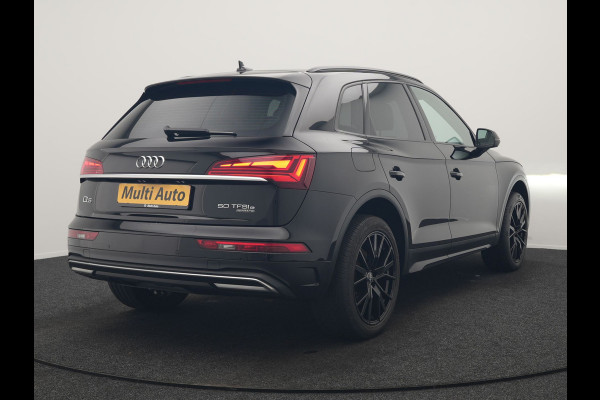 Audi Q5 50 TFSI e Advanced edition PHEV 300pk Dealer O.H | Trekhaak Af Fabriek | Head Up | Apple Carplay | Lederen Sportstoelen Verwarmd | Cruise Control | Virtual | Navigatie | DAB | 19"L.M | Plug In Hybrid |