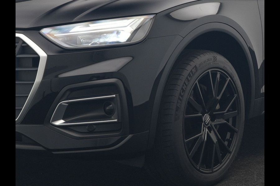 Audi Q5 50 TFSI e Advanced edition PHEV 300pk Dealer O.H | Trekhaak Af Fabriek | Head Up | Apple Carplay | Lederen Sportstoelen Verwarmd | Cruise Control | Virtual | Navigatie | DAB | 19"L.M | Plug In Hybrid |