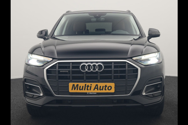 Audi Q5 50 TFSI e Advanced edition PHEV 300pk Dealer O.H | Trekhaak Af Fabriek | Head Up | Apple Carplay | Lederen Sportstoelen Verwarmd | Cruise Control | Virtual | Navigatie | DAB | 19"L.M | Plug In Hybrid |
